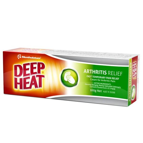 Dầu xoa bóp Deep Heat Arthritis Relief 100g