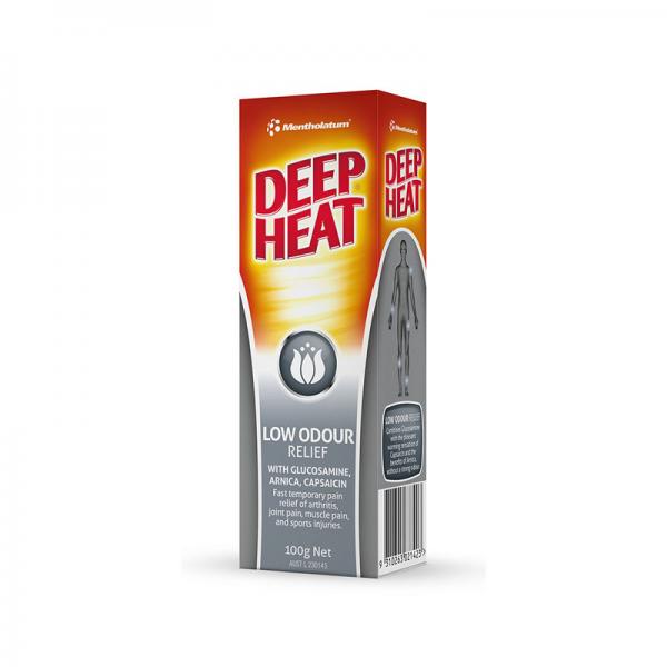 Dầu xoa bóp Deep Heat Low Odour Relief 100g