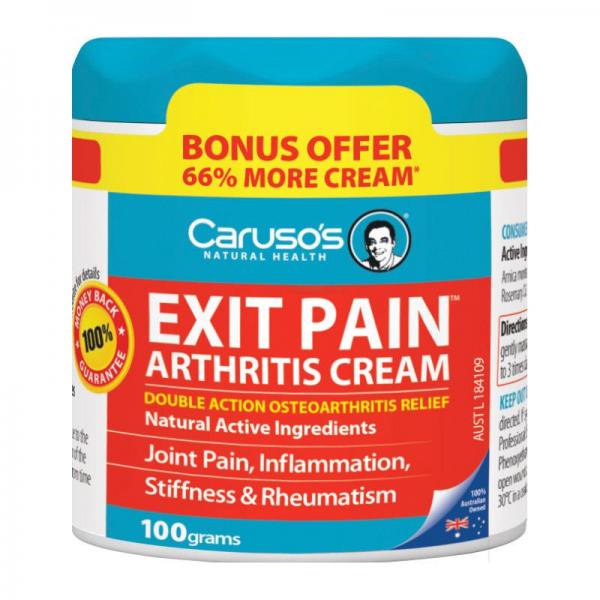 Dầu xoa bóp Carusos Exit Pain Arthritis Cream